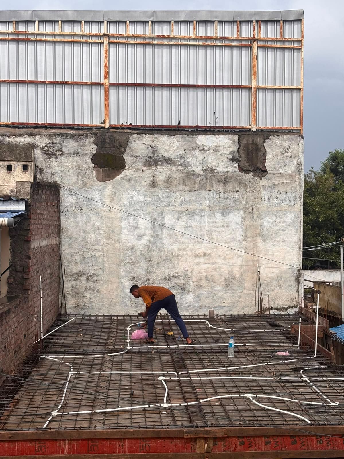 Final Pre-Pour QA Inspection on Roof Slab