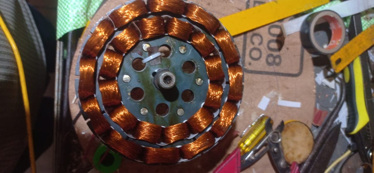 Precision Copper Stator Coil Rewinding